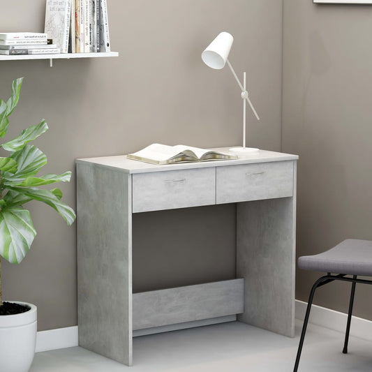 Schreibtisch Betongrau 80x40x75 cm Holzwerkstoff - Premium Schreibtische  - Just €62.09! Shop now at homesales4u