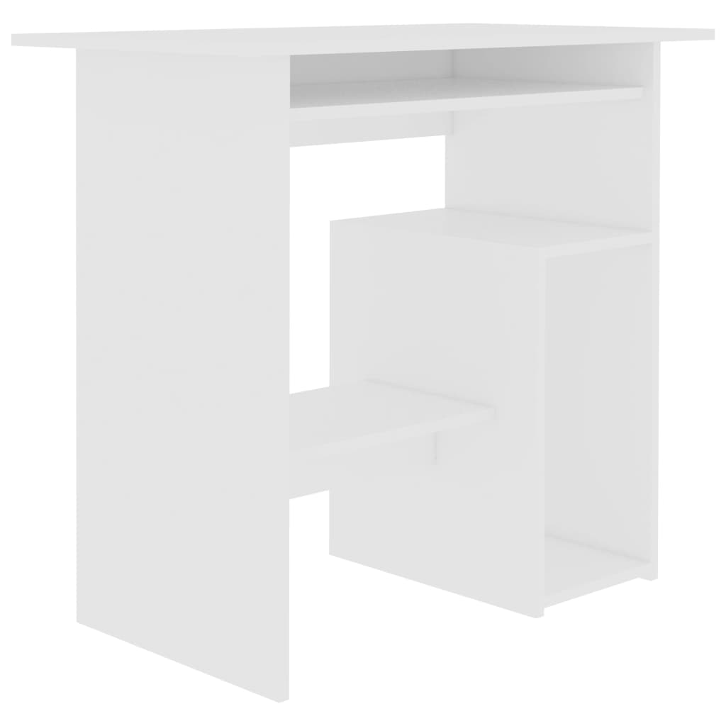Schreibtisch Weiß 80x45x74 cm Holzwerkstoff - Premium Schreibtische  - Just €82.19! Shop now at homesales4u