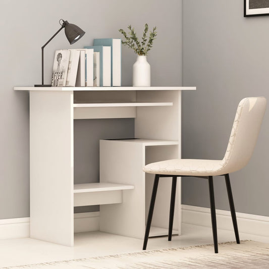 Schreibtisch Weiß 80x45x74 cm Holzwerkstoff - Premium Schreibtische  - Just €82.19! Shop now at homesales4u