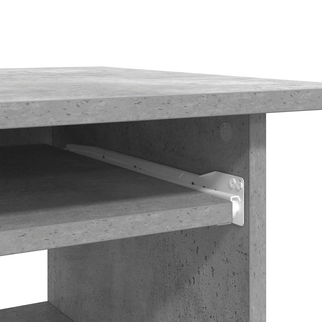 Schreibtisch Betongrau 80x45x74 cm Holzwerkstoff - Premium Schreibtische  - Just €73.55! Shop now at homesales4u