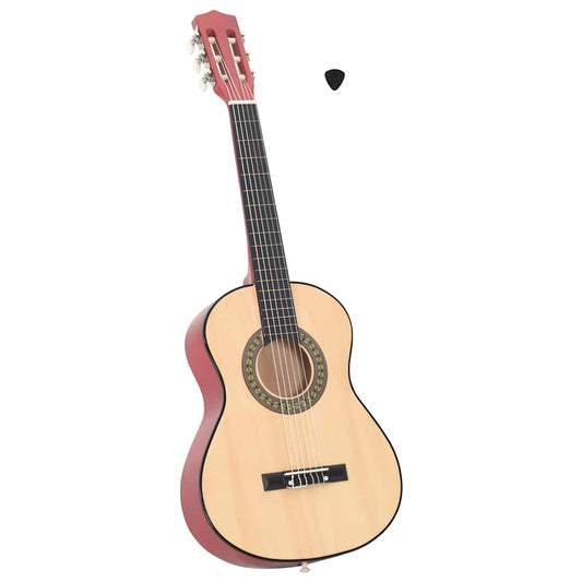 Klassische Gitarre für Anfänger und Kinder 1/2 34" Lindenholz - Premium Gitarren  - Just €68.92! Shop now at homesales4u