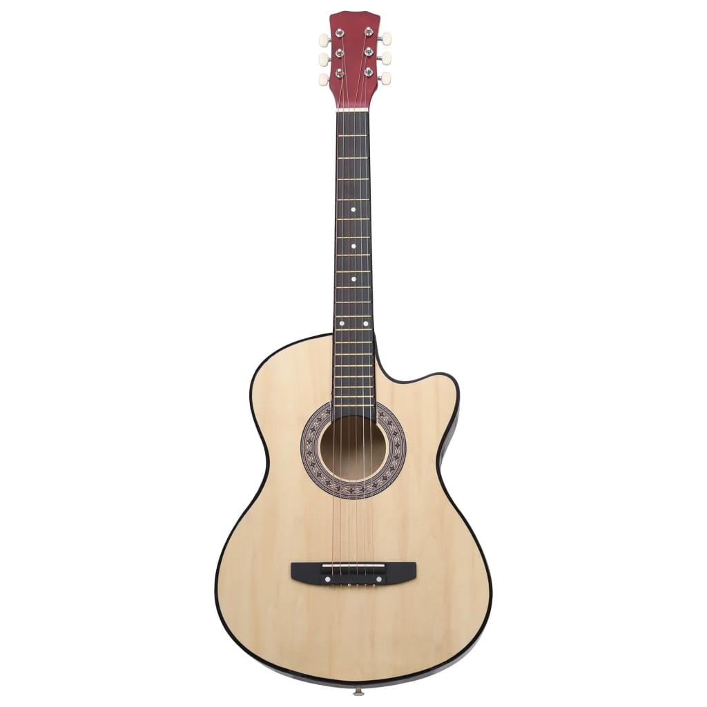 Westerngitarre Akustisch Cutaway mit 6 Saiten 38" Lindenholz - Premium Gitarren  - Just €78.05! Shop now at homesales4u