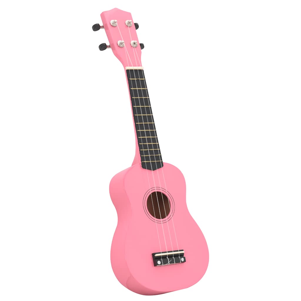 Sopran-Ukulele-Set mit Tasche für Kinder Rosa 21" - Premium Saiteninstrumente  - Just €44.08! Shop now at homesales4u