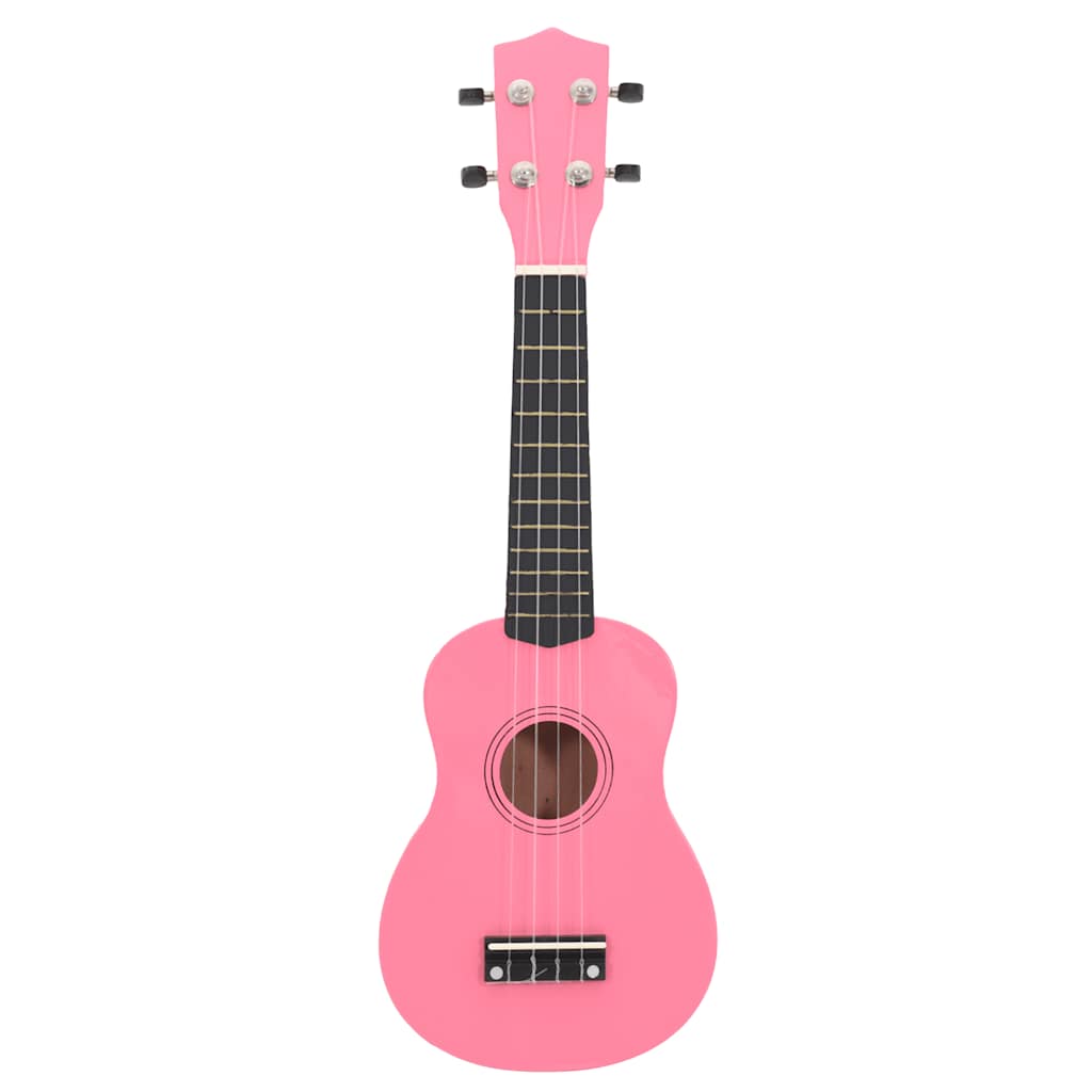 Sopran-Ukulele-Set mit Tasche für Kinder Rosa 21" - Premium Saiteninstrumente  - Just €44.08! Shop now at homesales4u
