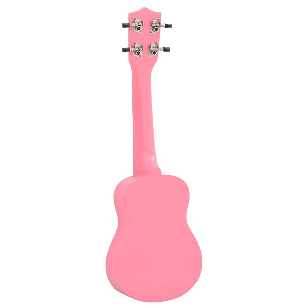 Sopran-Ukulele-Set mit Tasche für Kinder Rosa 21" - Premium Saiteninstrumente  - Just €44.08! Shop now at homesales4u