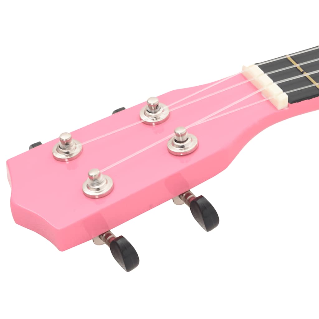 Sopran-Ukulele-Set mit Tasche für Kinder Rosa 21" - Premium Saiteninstrumente  - Just €44.08! Shop now at homesales4u