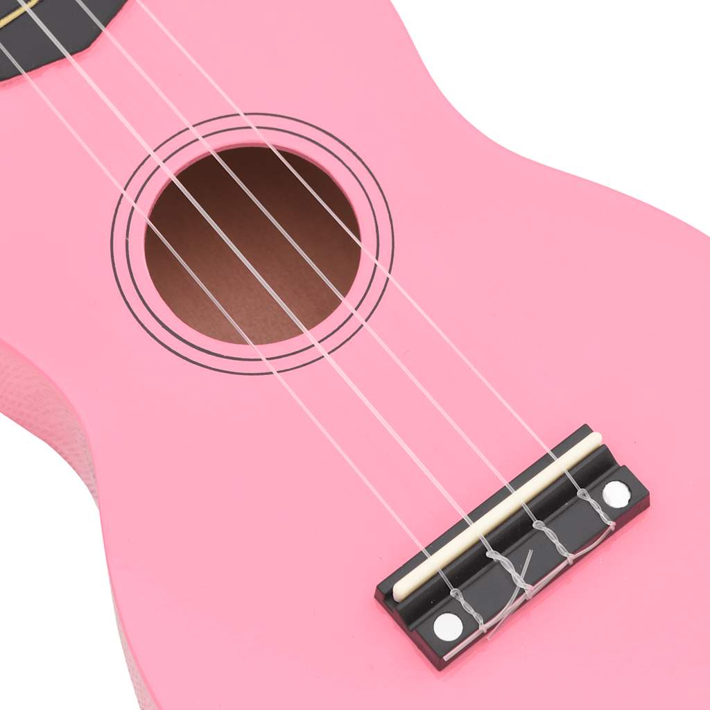 Sopran-Ukulele-Set mit Tasche für Kinder Rosa 21" - Premium Saiteninstrumente  - Just €44.08! Shop now at homesales4u