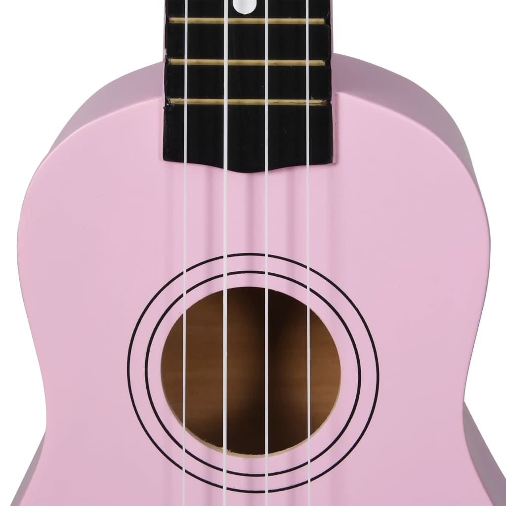 Sopran-Ukulele-Set mit Tasche für Kinder Rosa 21" - Premium Saiteninstrumente  - Just €44.08! Shop now at homesales4u