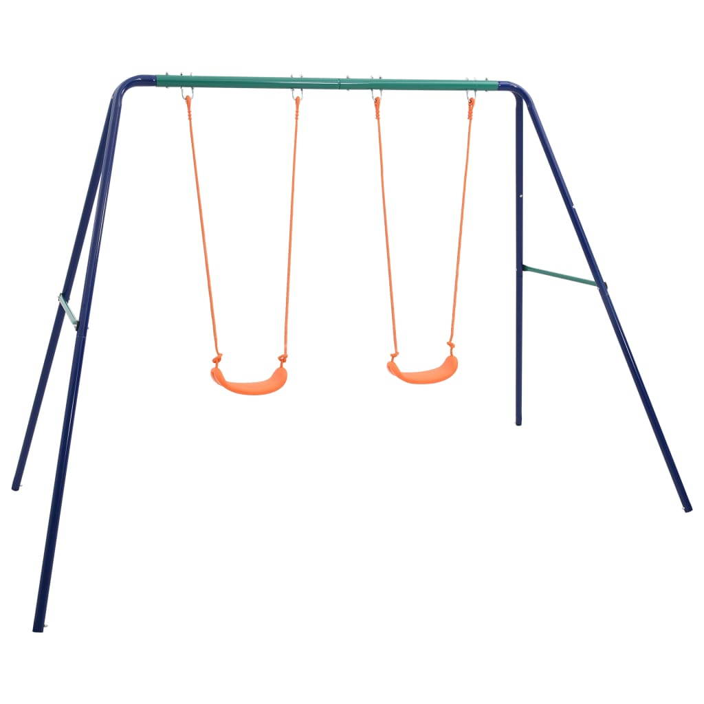 Schaukelset mit 2 Sitzen Stahl - Premium Schaukeln & Spieltürme  - Just €162.27! Shop now at homesales4u