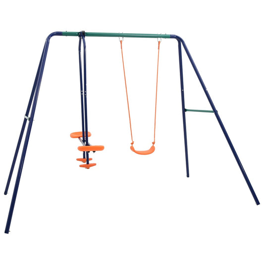 Schaukelset mit 3 Sitzen Stahl - Premium Schaukeln & Spieltürme  - Just €177.50! Shop now at homesales4u
