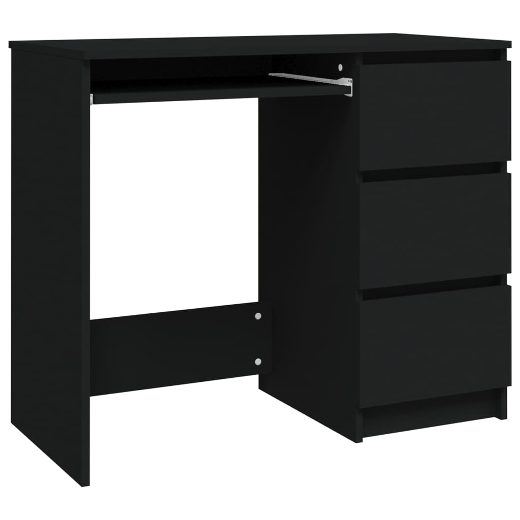 Schreibtisch Schwarz 90x45x76 cm Holzwerkstoff - Premium Schreibtische  - Just €108.11! Shop now at homesales4u