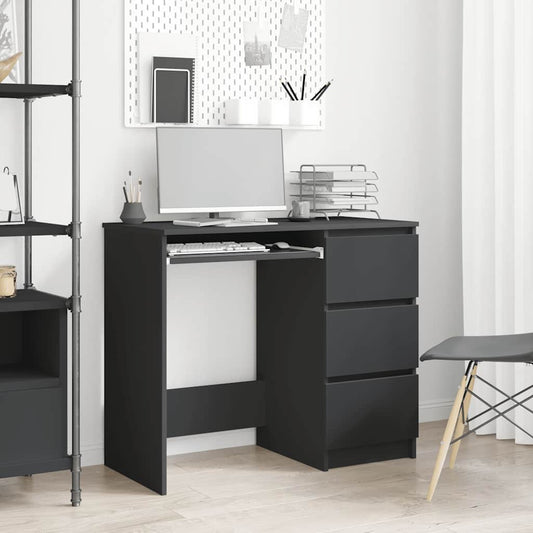 Schreibtisch Schwarz 90x45x76 cm Holzwerkstoff - Premium Schreibtische  - Just €108.11! Shop now at homesales4u