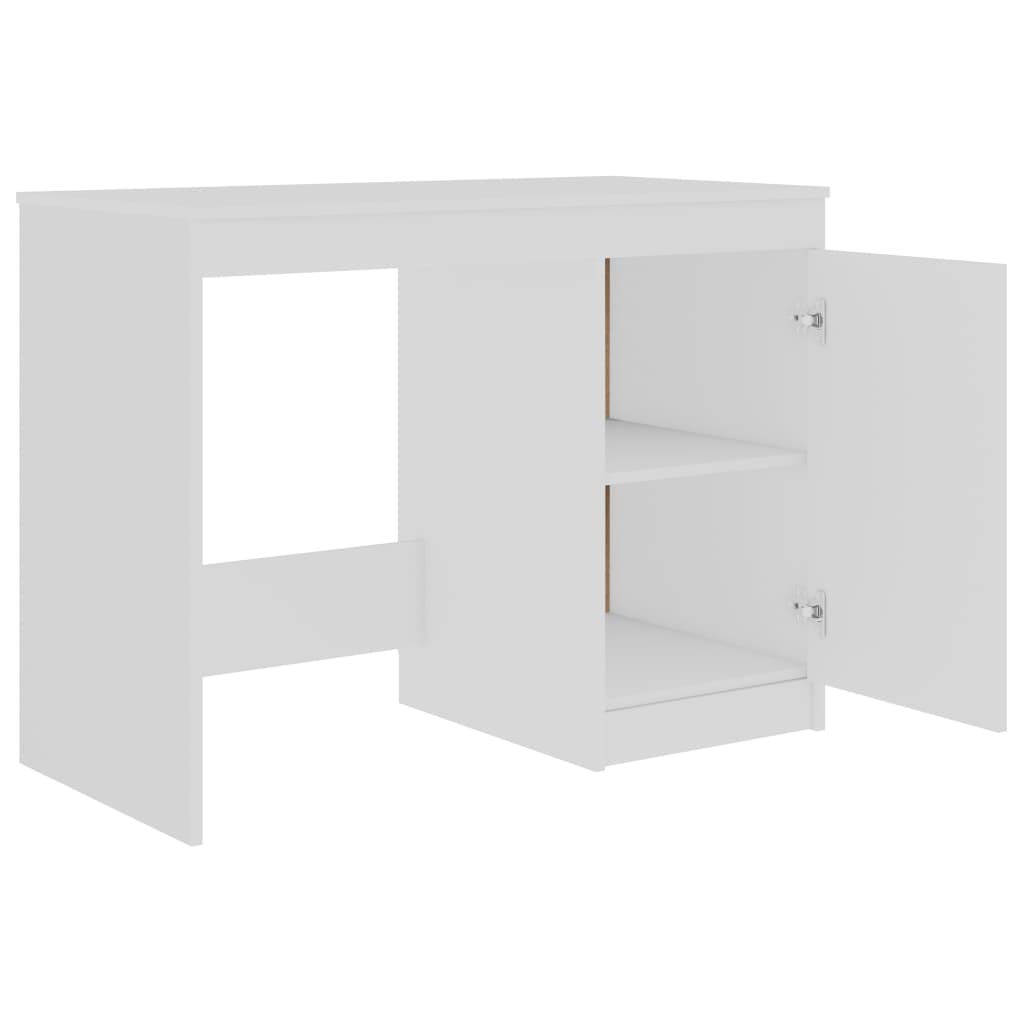 Schreibtisch Weiß 100×50×76 cm Holzwerkstoff - Premium Schreibtische  - Just €101.97! Shop now at homesales4u