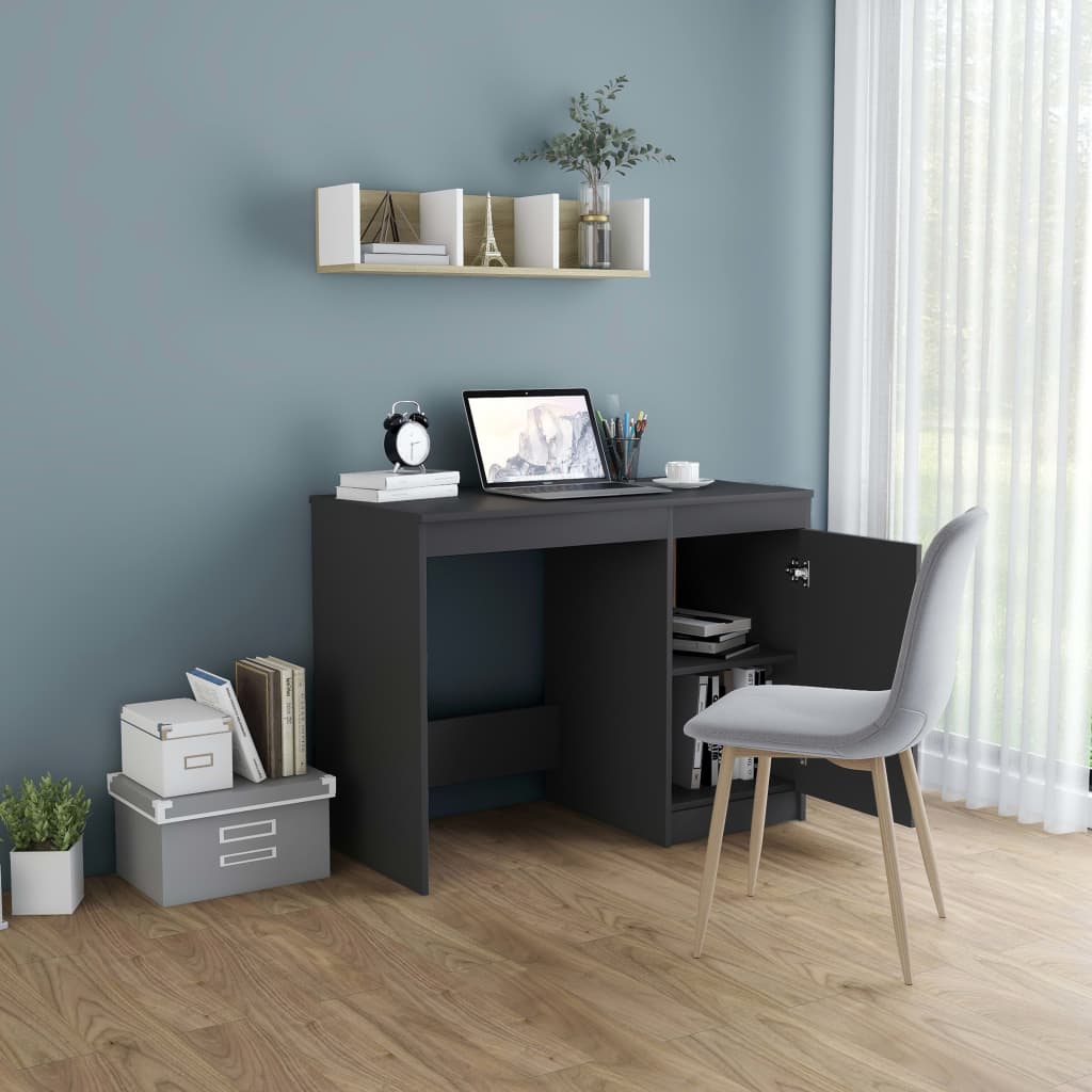 Schreibtisch Grau 100x50x76 cm Holzwerkstoff - Premium Schreibtische  - Just €121.44! Shop now at homesales4u