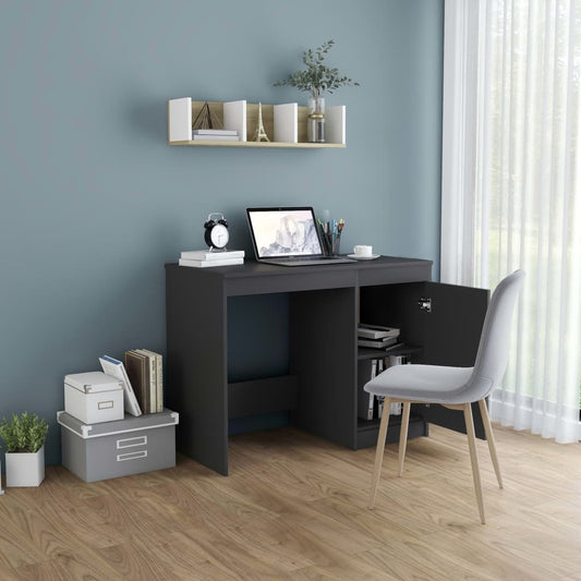 Schreibtisch Grau 100x50x76 cm Holzwerkstoff - Premium Schreibtische  - Just €121.44! Shop now at homesales4u