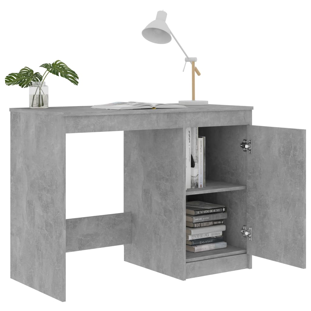 Schreibtisch Betongrau 100x50x76 cm Holzwerkstoff - Premium Schreibtische  - Just €93.02! Shop now at homesales4u