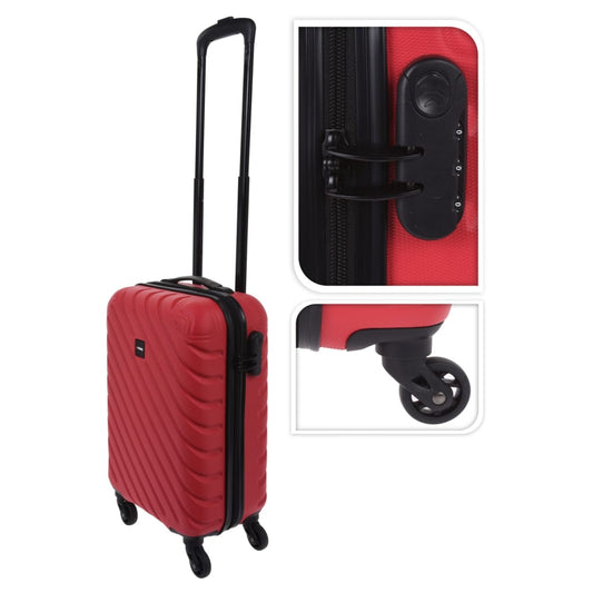 Koffer Diamant-Design 28 L Warmrot - Premium Reisekoffer  - Just €69.87! Shop now at homesales4u