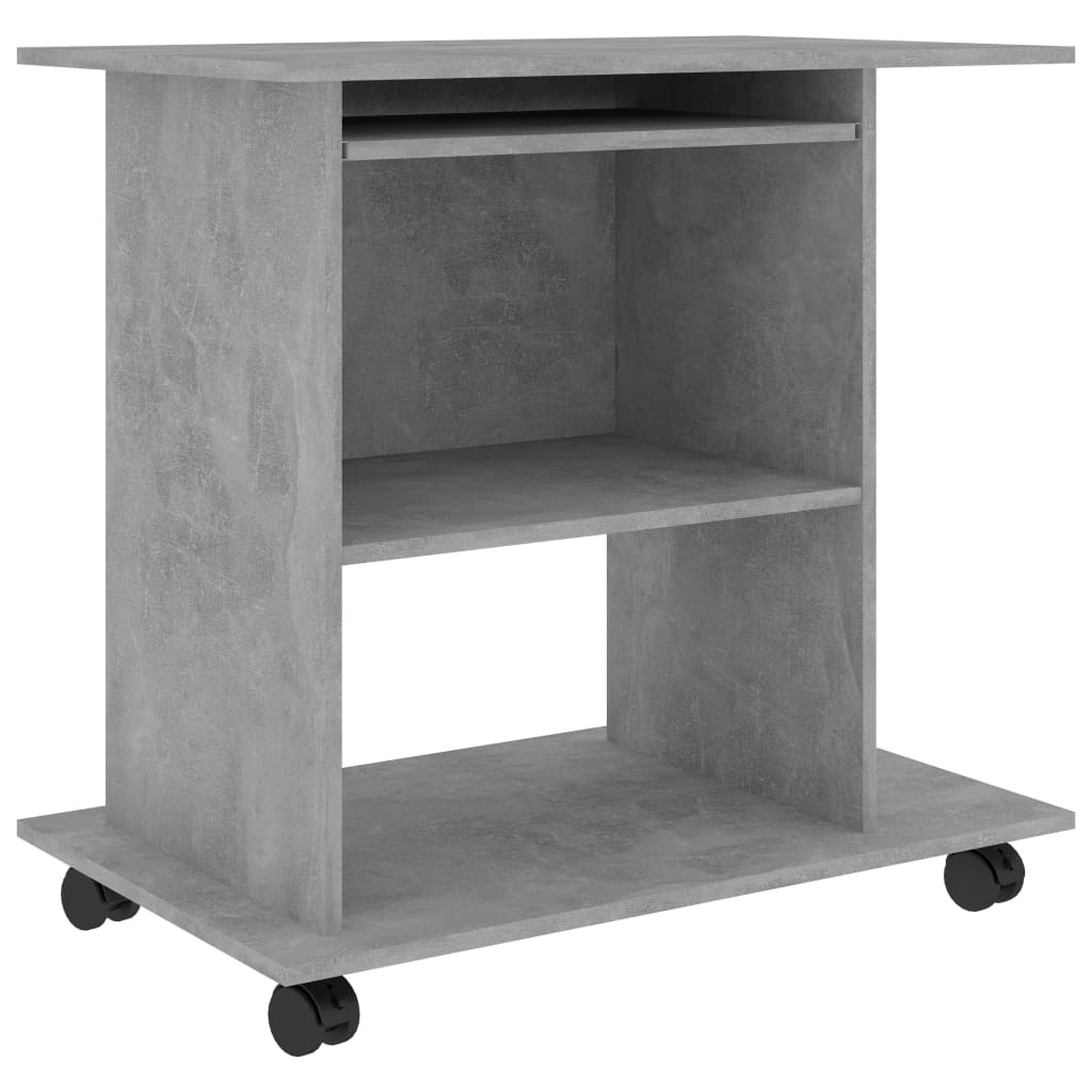 Schreibtisch Betongrau 80x50x75 cm Holzwerkstoff - Premium Schreibtische  - Just €86.88! Shop now at homesales4u