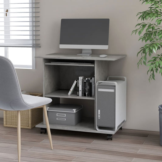 Schreibtisch Betongrau 80x50x75 cm Holzwerkstoff - Premium Schreibtische  - Just €86.88! Shop now at homesales4u