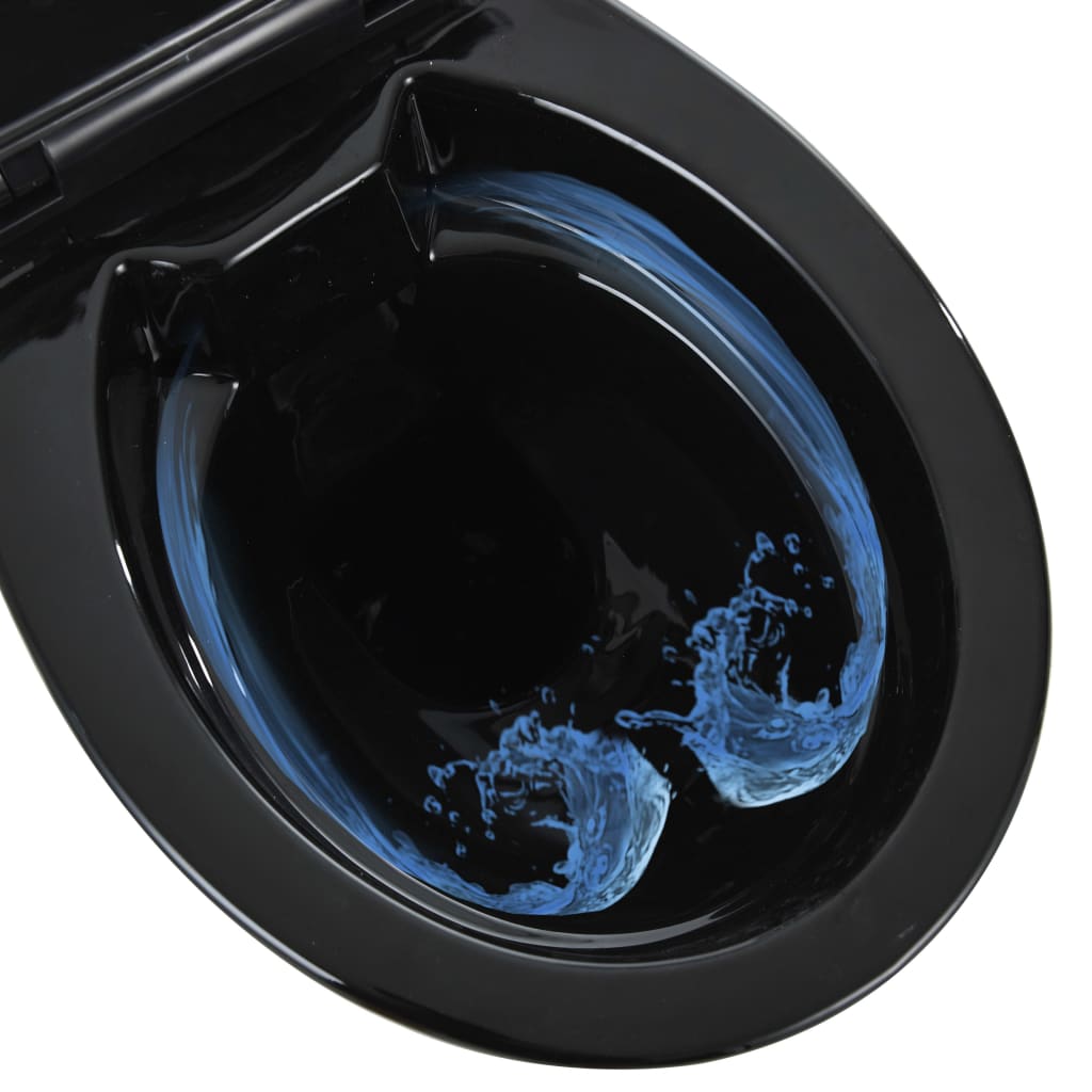 Hohe Spülrandlose Toilette Soft-Close 7 cm Erhöhte Höhe Keramik - Premium Toiletten  - Just €251.81! Shop now at homesales4u