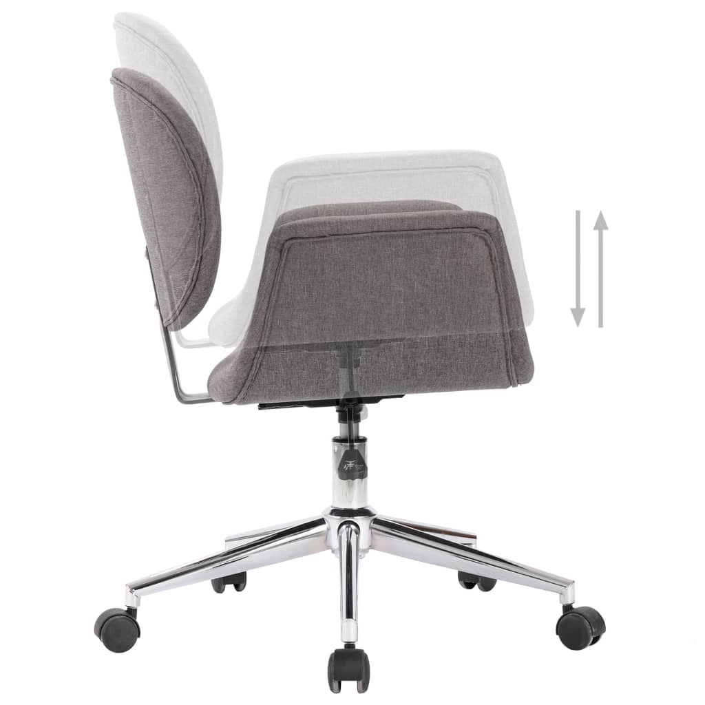 Bürostuhl Drehbar Grau Stoff - Premium Bürostühle  - Just €177.50! Shop now at homesales4u