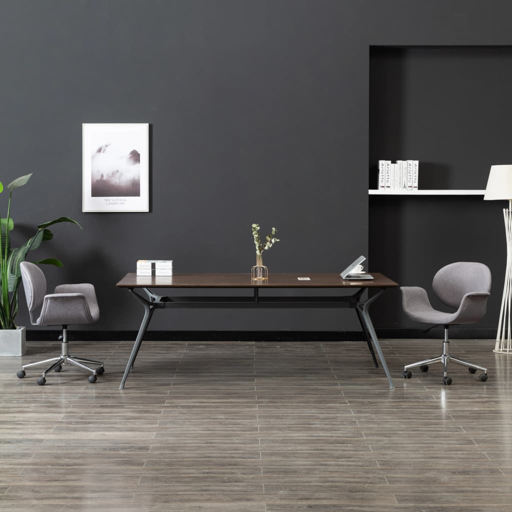 Bürostuhl Drehbar Grau Stoff - Premium Bürostühle  - Just €177.50! Shop now at homesales4u