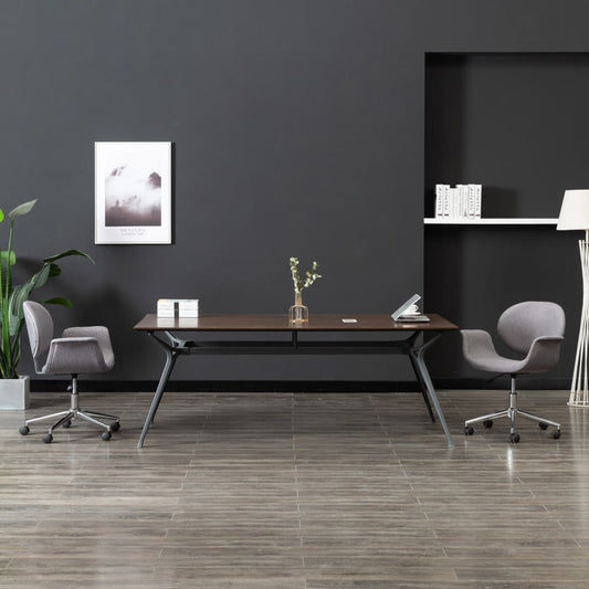 Bürostuhl Drehbar Grau Stoff - Premium Bürostühle  - Just €177.50! Shop now at homesales4u