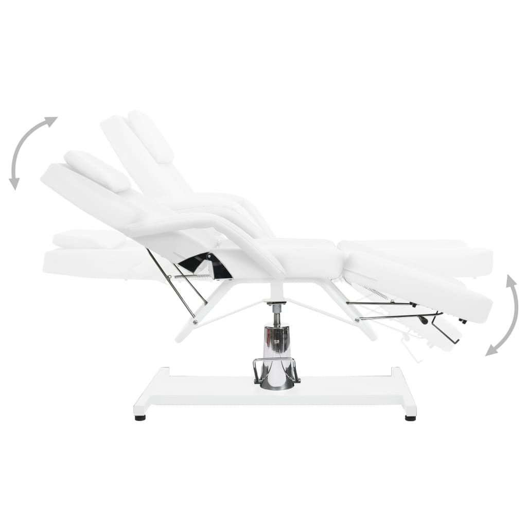 Massagetisch Weiß 180x62x(87-112) cm - Premium Massagetische  - Just €591.80! Shop now at homesales4u