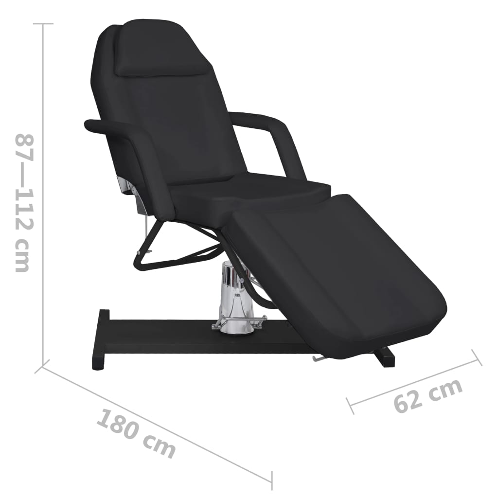 Massagetisch Schwarz 180x62x(87-112) cm - Premium Massagetische  - Just €655.91! Shop now at homesales4u