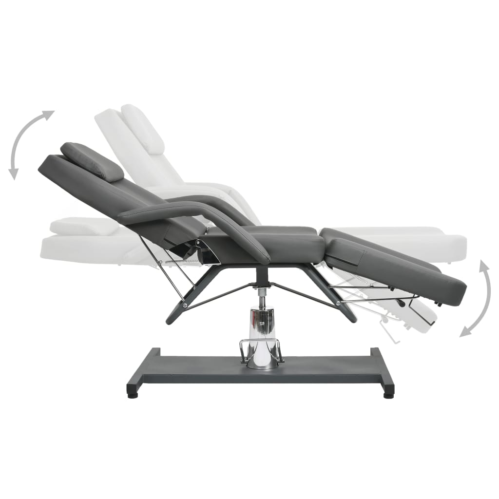 Massagetisch Grau 180x62x(87-112) cm - Premium Massagetische  - Just €592.63! Shop now at homesales4u