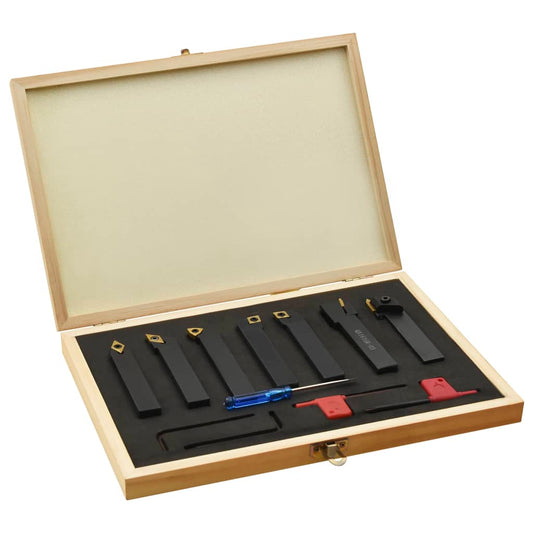 12-tlg. Drehmeißel-Set mit Wendeplatten 16x16 mm 100 mm - Premium Mühlen  - Just €158.57! Shop now at homesales4u
