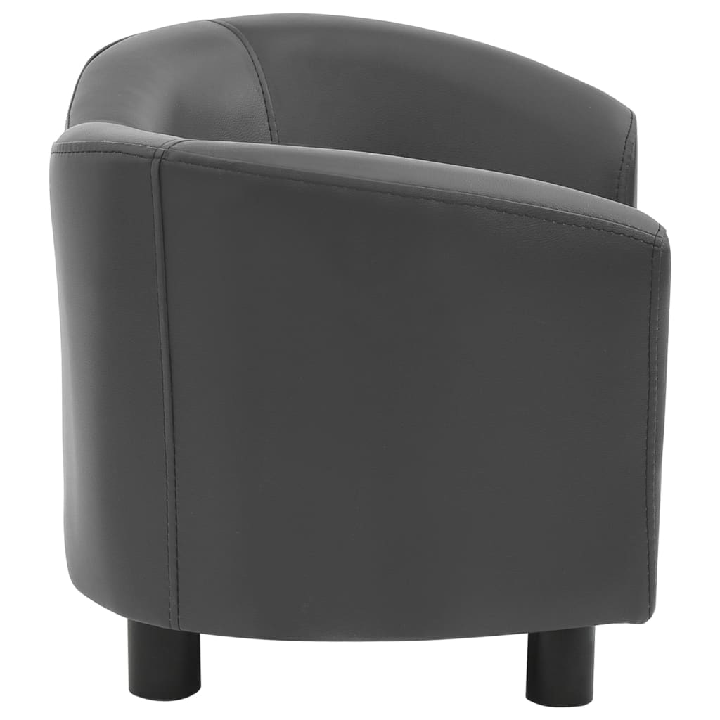Hundesofa Grau 67x41x39 cm Kunstleder - Premium Hundebetten  - Just €81.63! Shop now at homesales4u