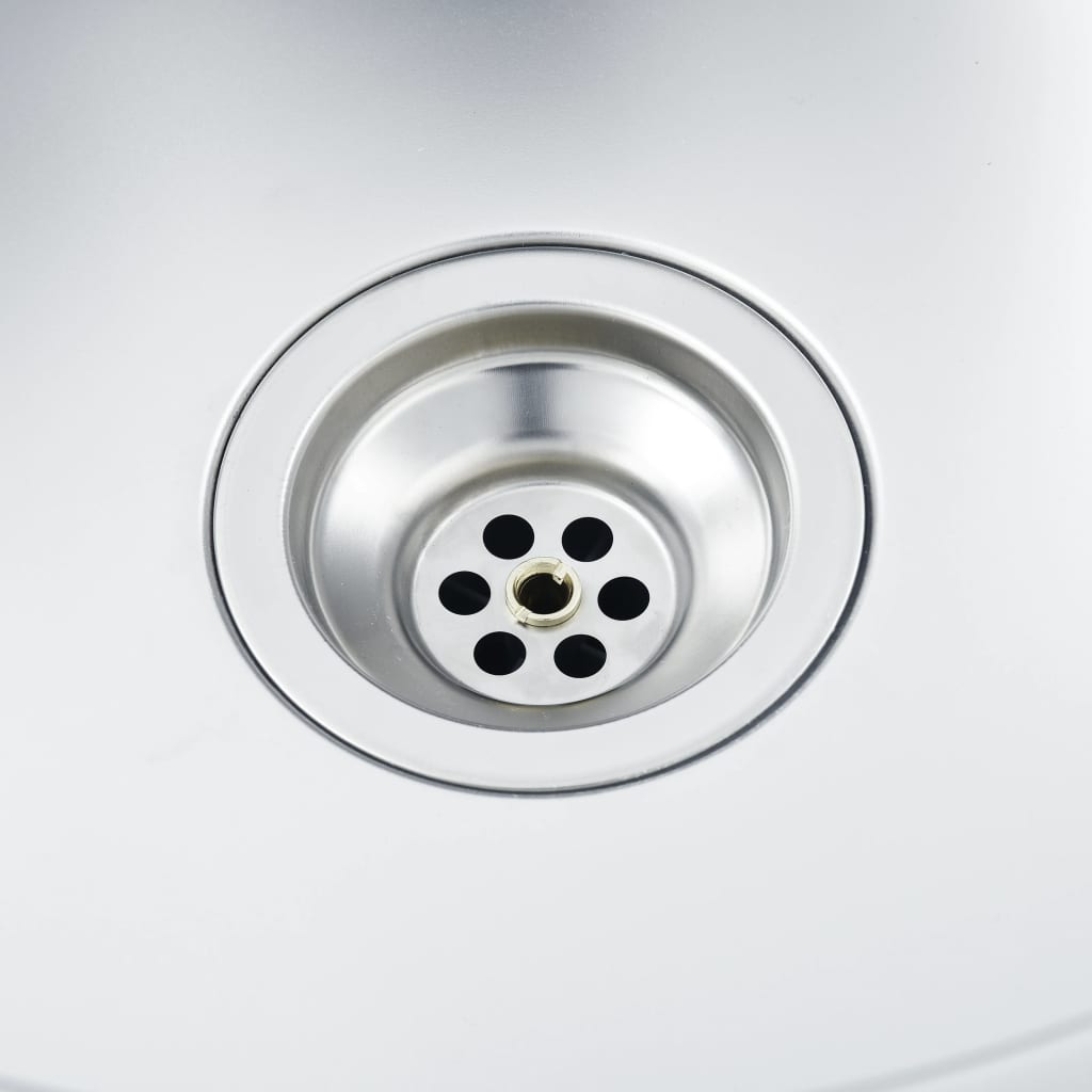 Doppelspüle Silbern 800x500x155 mm Edelstahl - Premium Küchenspülen & Spülbecken  - Just €129.08! Shop now at homesales4u