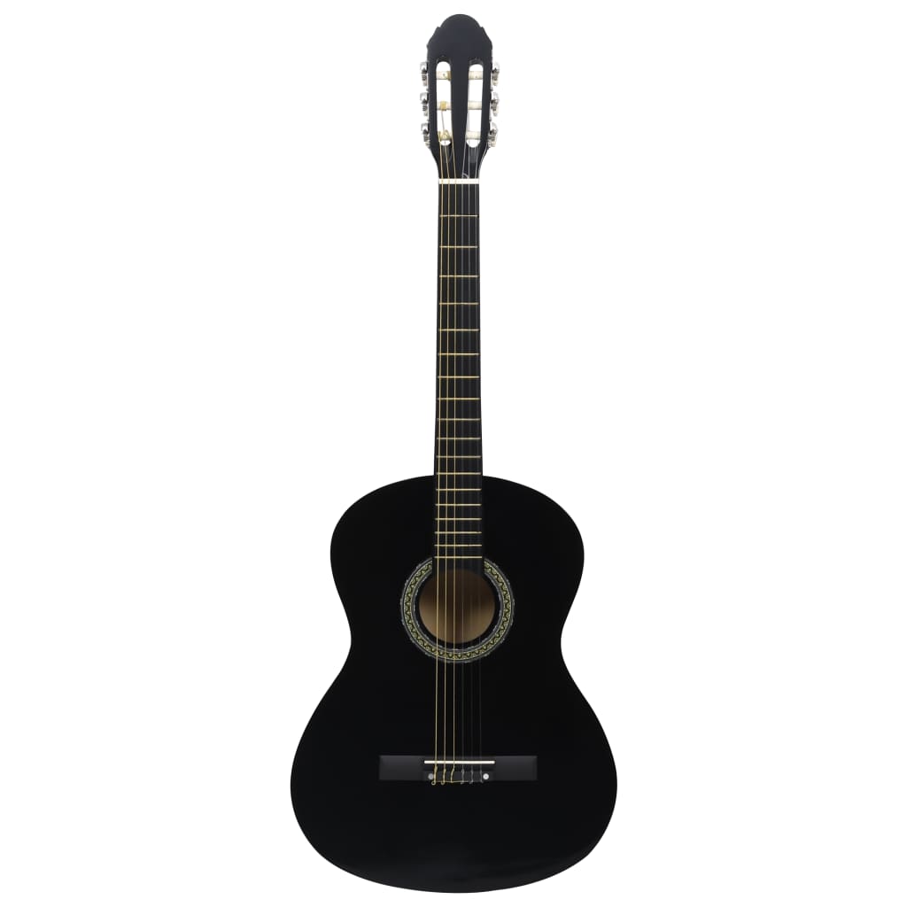 Klassikgitarre für Anfänger mit Tasche Schwarz 4/4 39" - Premium Gitarren  - Just €103.42! Shop now at homesales4u