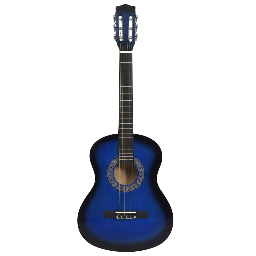 Klassikgitarre für Anfänger mit Tasche Blau 3/4 36" - Premium Gitarren  - Just €94.60! Shop now at homesales4u
