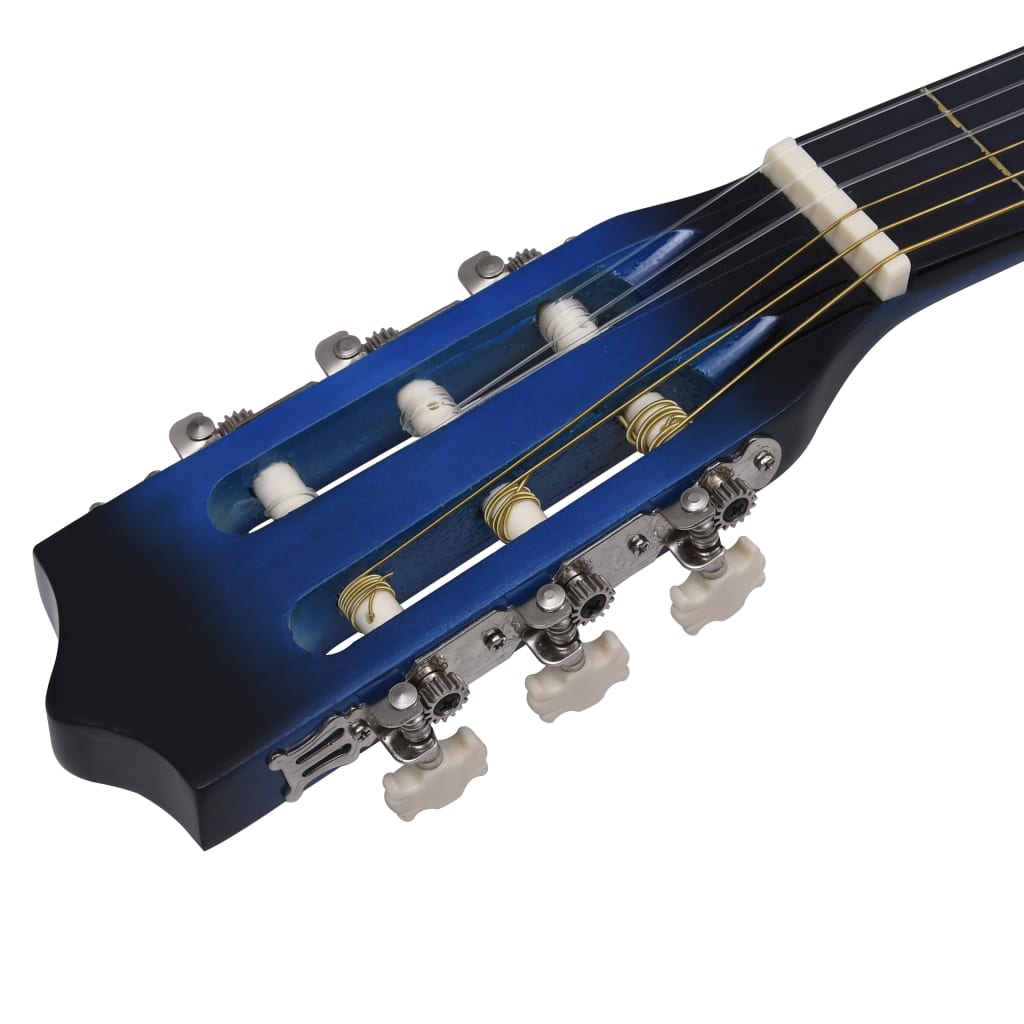 Klassikgitarre für Anfänger mit Tasche Blau 3/4 36" - Premium Gitarren  - Just €94.60! Shop now at homesales4u