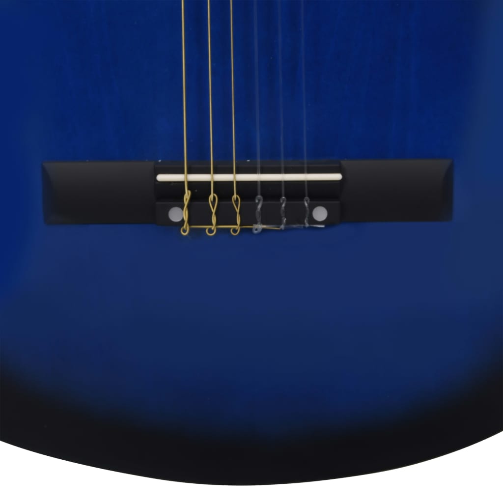 Klassikgitarre für Anfänger mit Tasche Blau 3/4 36" - Premium Gitarren  - Just €94.60! Shop now at homesales4u
