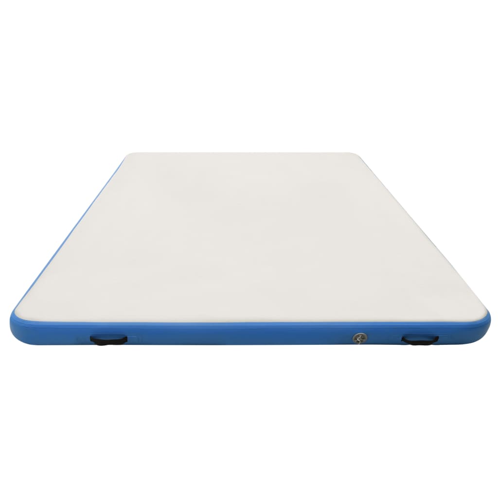Aufblasbare Schwimmmatte Blau und Weiß 300x300x15 cm - Premium Outdoor-Aktivitäten  - Just €533.42! Shop now at homesales4u