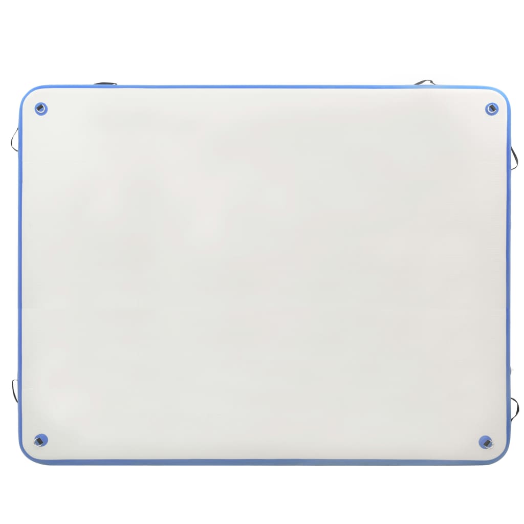 Aufblasbare Schwimmmatte Blau und Weiß 300x300x15 cm - Premium Outdoor-Aktivitäten  - Just €533.42! Shop now at homesales4u