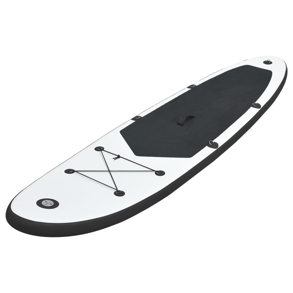 Aufblasbares Stand Up Paddle Board Set Schwarz und Weiß - Premium Paddelboards  - Just €235.71! Shop now at homesales4u