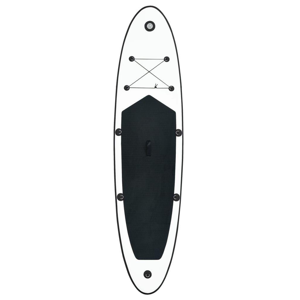 Aufblasbares Stand Up Paddle Board Set Schwarz und Weiß - Premium Paddelboards  - Just €235.71! Shop now at homesales4u