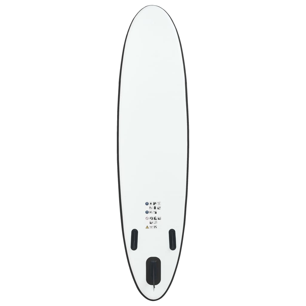 Aufblasbares Stand Up Paddle Board Set Schwarz und Weiß - Premium Paddelboards  - Just €235.71! Shop now at homesales4u