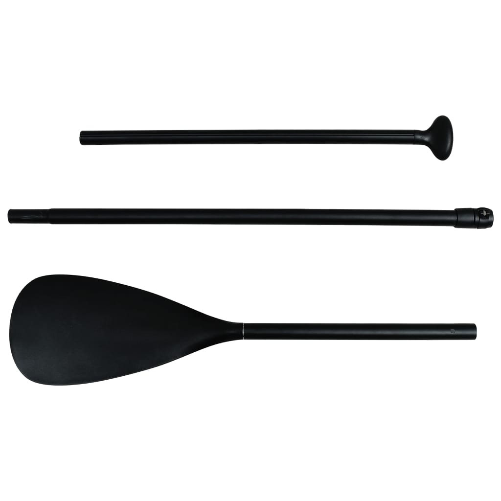 Aufblasbares Stand Up Paddle Board Set Schwarz und Weiß - Premium Paddelboards  - Just €235.71! Shop now at homesales4u