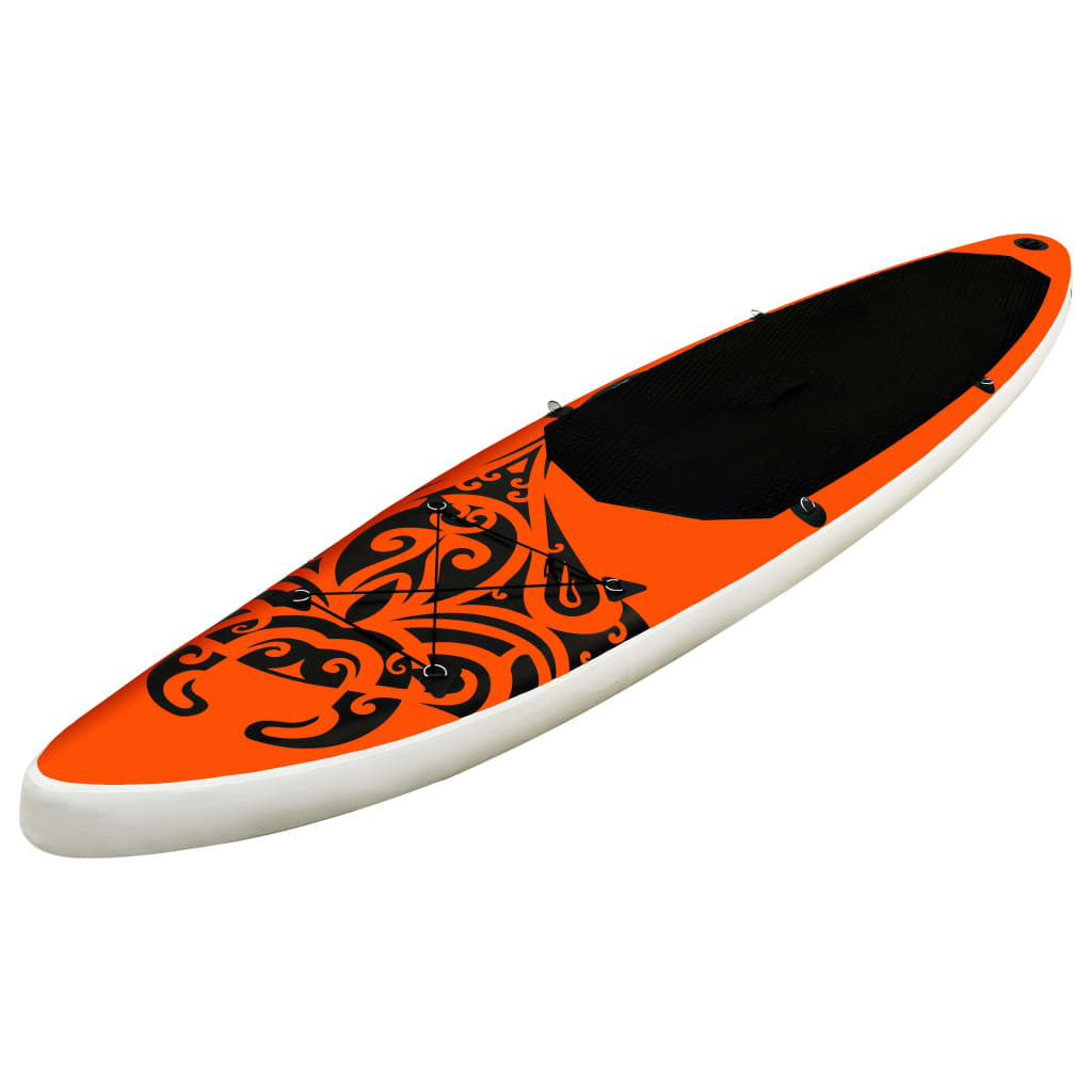 SUP-Board-Set Aufblasbar 366x76x15 cm Orange - Premium Paddelboards  - Just €393.09! Shop now at homesales4u