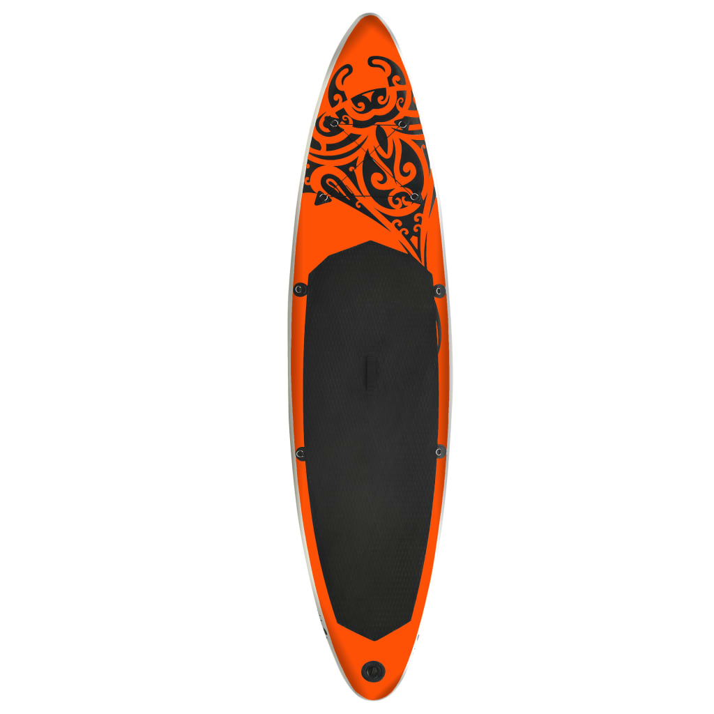 SUP-Board-Set Aufblasbar 366x76x15 cm Orange - Premium Paddelboards  - Just €393.09! Shop now at homesales4u