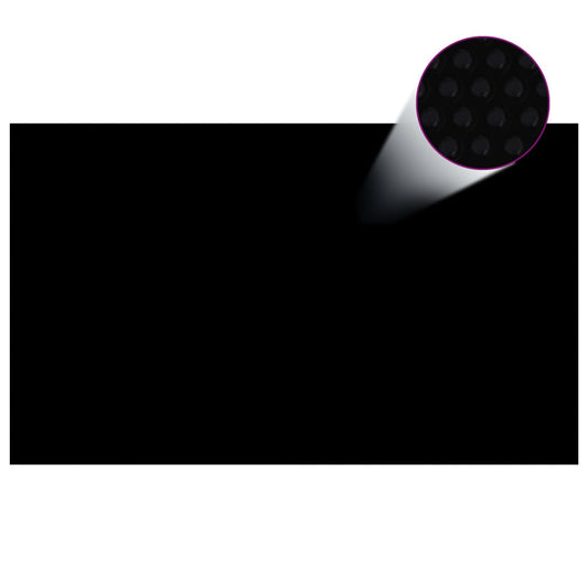 Rechteckige Poolabdeckung 500x300 cm PE Schwarz - Premium Poolabdeckungen & -unterlagen  - Just €62.44! Shop now at homesales4u