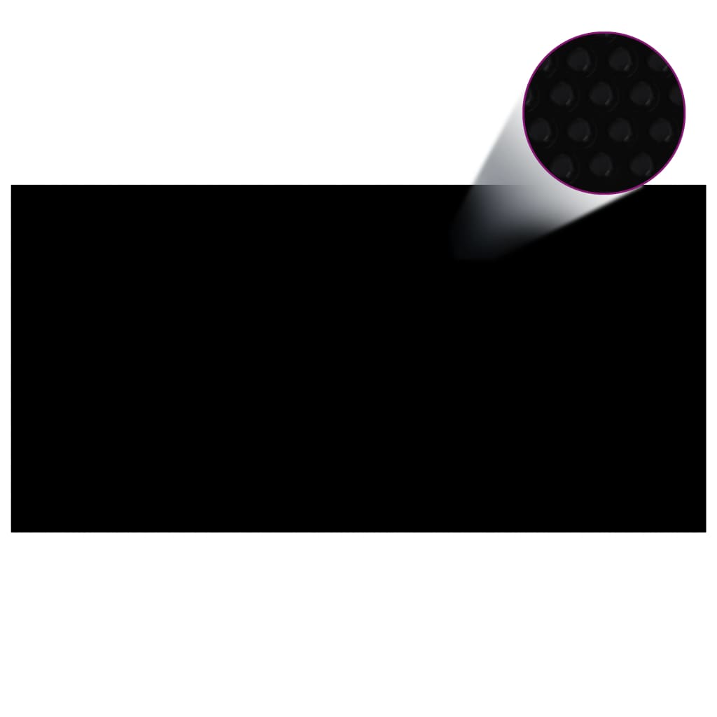 Treibende Pool-Solarplane PE 600x300 cm Schwarz und Blau - Premium Poolabdeckungen & -unterlagen  - Just €68.28! Shop now at homesales4u