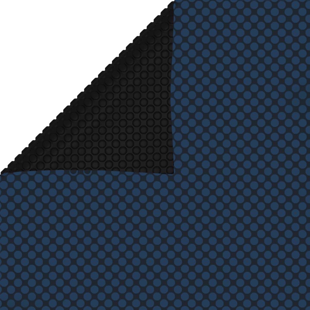 Treibende Pool-Solarplane PE 600x400 cm Schwarz und Blau - Premium Poolabdeckungen & -unterlagen  - Just €97.22! Shop now at homesales4u