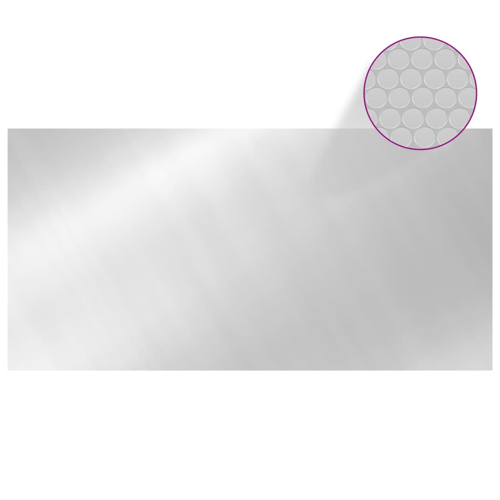 Poolabdeckung Silbern 549x274 cm PE - Premium Poolabdeckungen & -unterlagen  - Just €59.69! Shop now at homesales4u