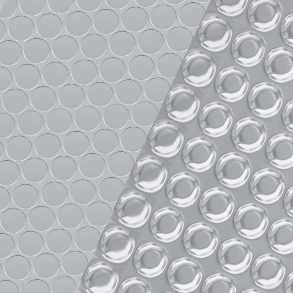 Rechteckige Poolabdeckung 600x400 cm PE Silbern - Premium Poolabdeckungen & -unterlagen  - Just €88.09! Shop now at homesales4u